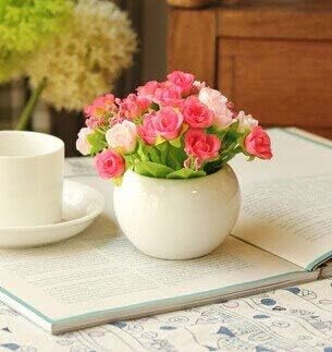 Amazon 品質セラミックスは 人工的な花のセットのホームデコレーションオフィスのバルコニー飾る 絹の花を花瓶 N 造花 オンライン通販 Amazon 品質セラミックスは 人工的な花のセットのホームデコレーションオフィスのバルコニー飾る 絹の花を花瓶 N 造花 オンライン通販