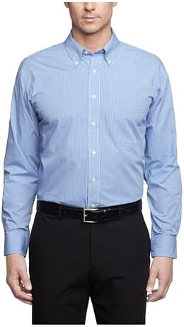 van heusen men's dress shirts short sleeve oxford solid Van Heusen Men's Short Sleeve Dress Shirt Regular Fit Poplin Solid