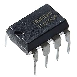 Bridgold 20pcs TL072 072 Low Noise JFET Dual Op-Amp