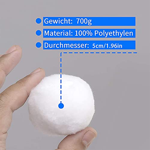 Tee Vee Pool Filter Balls Eco-Friendly Fiber Filter Media 1.5lb for Swimming Pool Sand Filters (Equals 50 lbs Pool Filter Sand)