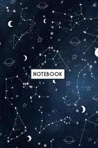 Notebook: Galaxy Constellations Sky Notebook (Composition Book, Journal, Diary) (6.14" x 9.21")