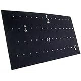 FindingKing Black Velvet Body Jewelry Pad Showcase Display Easel