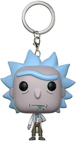 rick and morty pop keychain