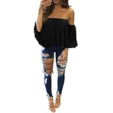 HOT Sale! Women Blouse,Canserin Women's Fashion T-Shirt Tops Casual Off Shoulder Blouse Shirt Pullover