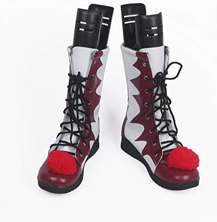 Clown boots Stephen King's It Pennywise 2 Cosplay Shoes, for Men's and women Adult Fancy Dress Clothing, Size 35-53,46