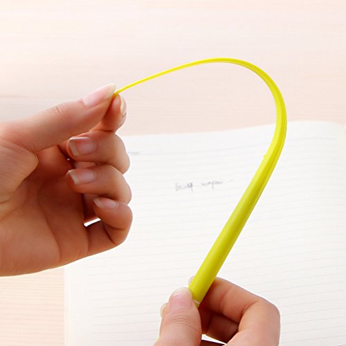 Woolf's House 3Pcs Cute Grass Shape 0.38mm Gel Pen Blakc Ink Stationery School Office Supplies(Color Random) - Thumbnail 6