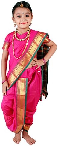 IndiaDressWala Readymade Silk Lavni Maharashtrian Costume