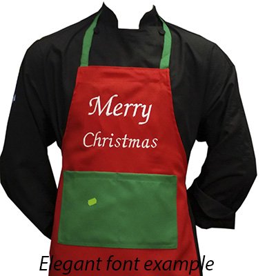 Personalized Custom Embroidery Name Apron Choose size color font, Beautiful Makes a GREAT GIFT! (ADULT fits most)