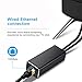 LANMU Ethernet Adapter for TV Stick (2nd Gen),Chromecast Ultra / 2/1 / Audio, Google Home Mini,Micro USB to RJ45 Ethernet Adapter with USB Power Supply Cable