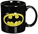 ICUP DC Batman Embossed Logo Ceramic Mug, 20 oz, Clear