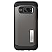 Spigen Slim Armor Galaxy S7 Edge Case with Kickstand and Air Cushion Technology and Hybrid Drop Protection for Samsung Galaxy S7 Edge 2016 - Gunmetal