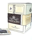 White Vanilla Grapefruit, Box of 20 Wrapped Sachets by Harney & Sons [Foods]