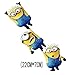 ADB Inc Despicable Me Minions 3D Cartoon Waterproof Stickers for Car (Minions 01)