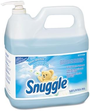 DVO5777724 Liquid Fabric Softener, Blue Sparkle, Floral Scent, 2 gal, Bottle