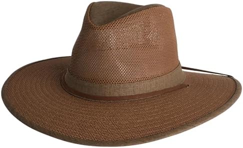 Henschel Hats Original Aussie Breezer - Wide-Brim Sun Hat for Men