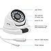 JideTech POE IP Camera Dome 2MP HD IP Dome with 24Leds, IP Security Camera Night Vision 65ft, Motion Detection, Weatherproof IP66 Indoor Outdoor ONVIF Supports, Home Surveillance Camera