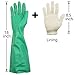 ThxToms 392°F Heat Resistant Rubber Gloves, Insulated and Waterproof Gloves for BBQ, Cooking, Dishwashing, Medium 1 Pair
