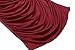 Zeagoo Womens Cross-front V Neck Ruched Cap Sleeve Blouse Wine Red X-Large