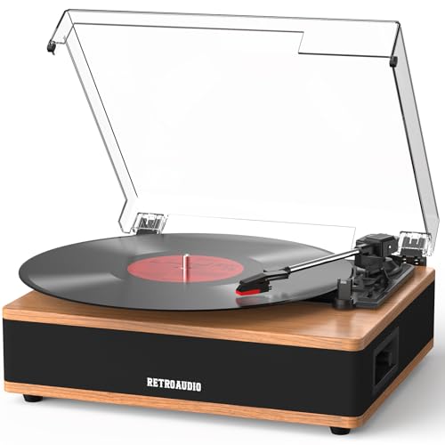 Record Player with Built in Stereo Speakers