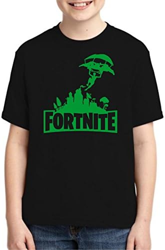 CPE Youth Fortnite Black T-Shirt (Green, m)