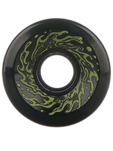 Santa Cruz Slime Balls OG Slime 78a Skateboard Wheels,Black 