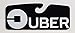 Uber Mirror Hanger Sign (UBER hanger)