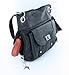 Premium Leather Crossbody Locking Concealment Purse - CCW Concealed Carry Gun - Wire Reinforced Strap