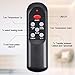 Portable Space Heater, 1500W Electric Heater with 3 Modes, Timer Setting, Remote Control Portable Cabinet Heater Intelligent Programmable Thermostat, Energy-Saving Indoor Infrared Heater for Home
