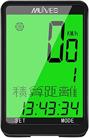 サイクルコンピューター ワイヤレス LCD 防水 自転車コンピューター 