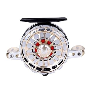 Lcks Moulinet Rotatif En Métal Volant à Gauche/à Droite Roue De La Canne à Pêche Magnétique Ralentir Le Roulement…