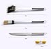 MARNUR BBQ Tools Barbecue Accessories Grilling Tools Set 7-Piece Spatula Fork Grill Brush Tongs with Portable Case for Camping Picnic and Home Kitchen