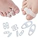 Hammer Toe Straightener Overlapping Toes,Bunion and Toe Big & Little Thumb Separator Orthotics For Daily Use (1 Pair Big + 4 Pairs Small)