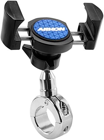 ARKON Mounts RVMC2C RoadVise Motorcycle Phone Mount for iPhone 12 11 Galaxy Note 20 10 S20 S10 Retail Chrome