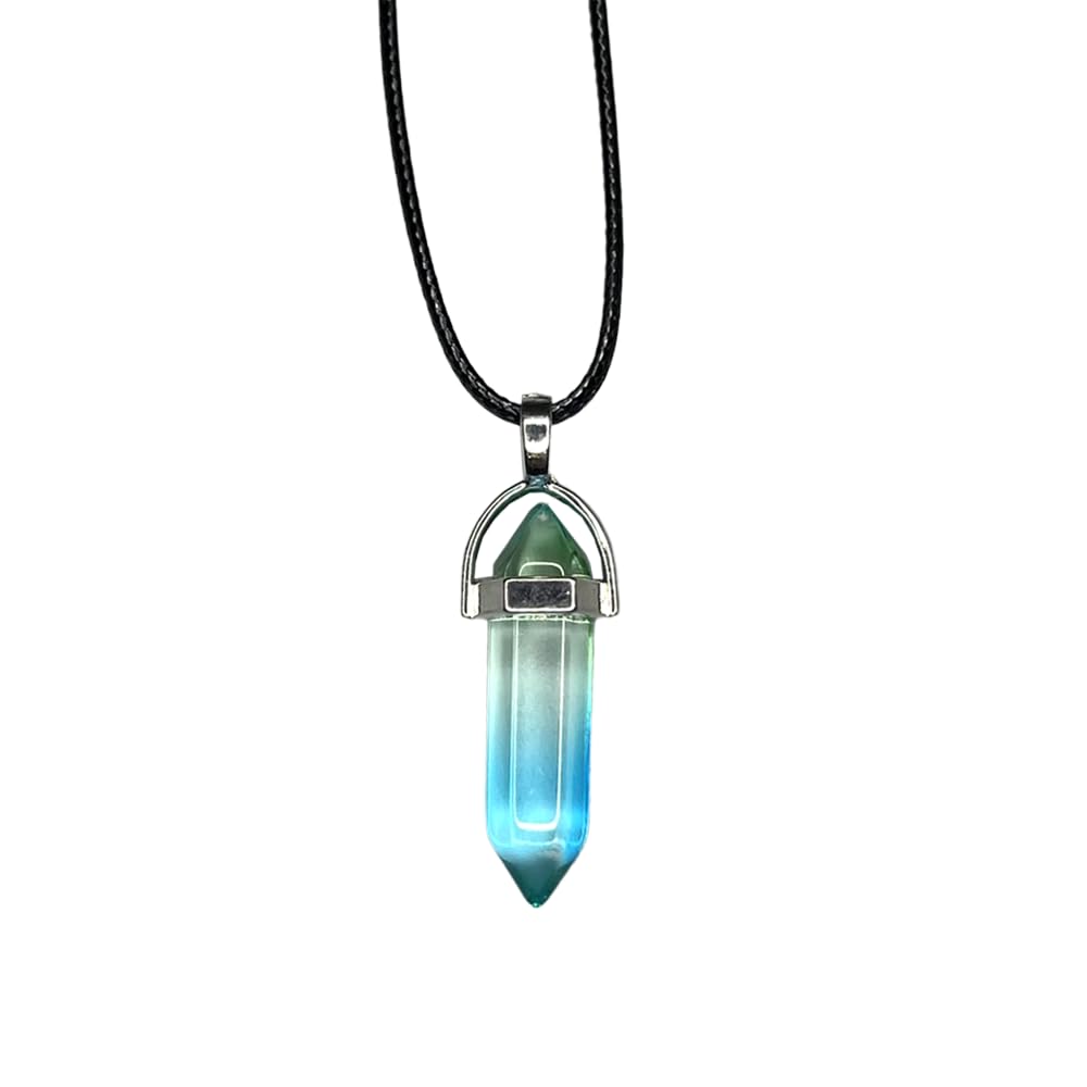 VIE Double Point Pencil Pendant, Black String ((Colour G))