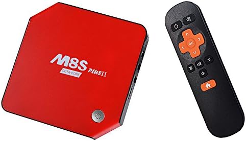 Epteam M8S PlusII Android 6.0 TV BOX S912 64Bit Octa Core H.264-H.265 4Kx2K 60FPS 4K Streaming Devices (1G+8G+2.4G WIFI)