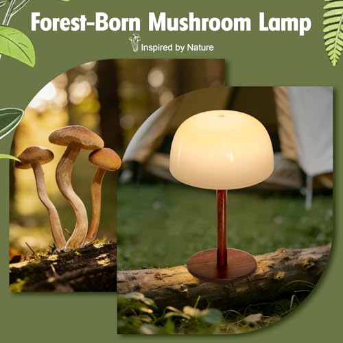 Tobeape 10000mAh Table Lamp Rechargeable, IP65 Waterproof Shower Lamp for Bathroom, Bedside Lamp with 3 Color Temps, Portable Cordless Touch Lamp Dimming for Bedroom Restaurant Patio Garden Outdoor