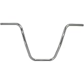 Fenix Dyno Ape-Hangers Bike Handle Bars,22.2mm, Various Sizes and Colors (Chrome, 13.5")