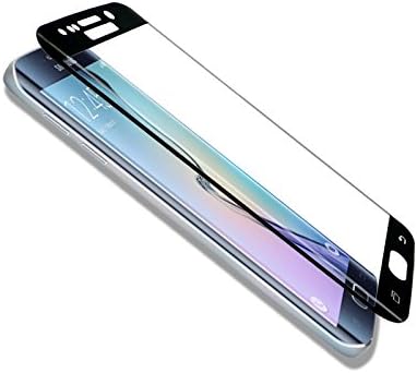 Full Cover Tempered Glass Screen Protector PET Electroplating Protective Film 9H 2.5D Arc 0.26mm Six Color For Samsung Galaxy S6 Edge Plus (blue)