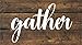 Gather Stencil for Painting Wood Signs - Sturdy & Reusable