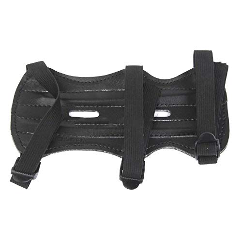 1 pc Archery Bow Arm Guard Protective Forearm Safe Gear 3 Straps Armguard Bow Protection - Thumbnail 2