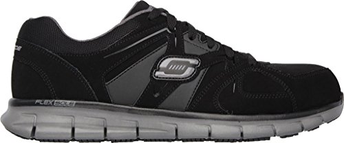 skechers for work men's synergy ekron alloy toe work shoe