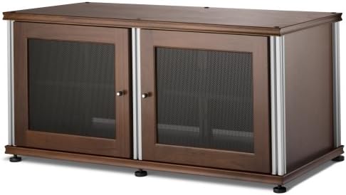 Salamander Synergy 221 Two-Shelved A/V Cabinet (Walnut/Silver)