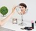 Cerdeco 7 Inch Two-Sided Makeup Mirror with 5X Magnification Vanity Mirror Tabletop Mirror Chrome Finished …
