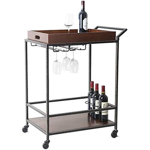 liquor serving cart