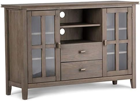 Atlin Designs 53" Tall TV Stand in Distressed Gray