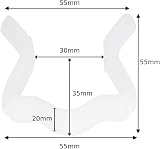 Alanna Jones Plastic U Clips for Divan & Ottoman Bed Bases (2 Pack) view 2