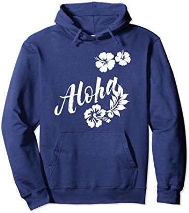 Unisex Aloha Surfing Surfboard Hawaiian Hoodie Sweatshirt hooded 2XL Navy