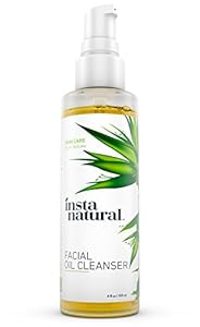 Image of InstaNatural Deep Pore Cleansing Oil with Sunflower and Rosemary Seed Oil for Dry or Sensitive Skin, 4 oz