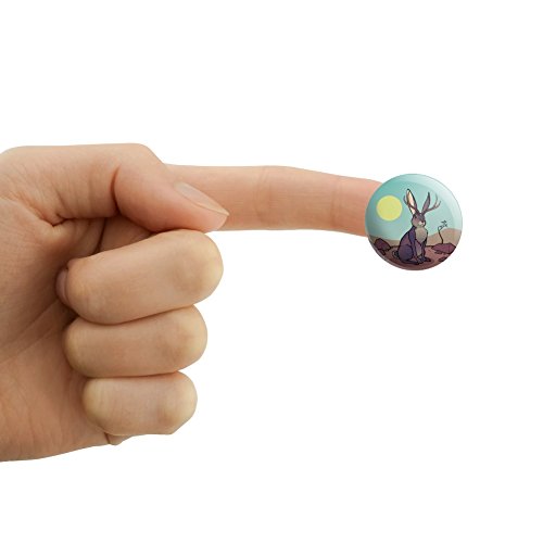 Cartoon Jackalope 1.0" Puffy Bubble Dome Scrapbooking Crafting Sticker Set