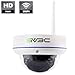 Dome Camera for Indoor Outdoor, SV3C 720P Wireless WiFi CCTV Camera, IR LED Night Vision Surveillance Cameras, Motion Detection Security Camera, IP66 Weatherproof IP Cameras, Support Max 64GB SD Card